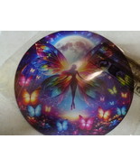 COLORED BUTTERFLY &amp; FAIRY SUNCATCHER SALE 8&quot; Hang Round Acrylic Window R... - €17,10 EUR