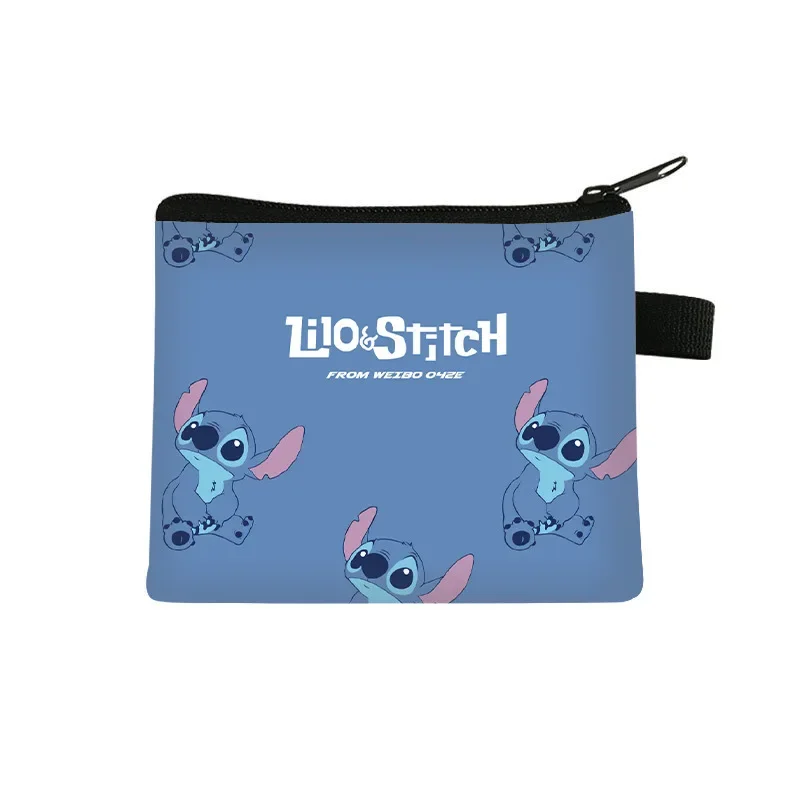 Disney Stitch Wallet Kawaii Lilo Stitch Coin Purse Cartoon Children Port... - $1.60