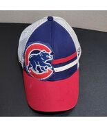 Chicago Cubs Baseball Hat Mesh Cap Walking Bear Logo New Era Rare Mens S... - $360.92 MXN