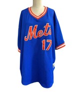 Mitchell &amp; Ness 1986 Hernandez #17 NY Mets Cooperstown Blue Jersey Size ... - $69.50 CAD