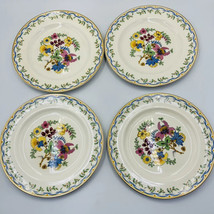 Vintage Johnson Bros. Plates - Fantasio pattern on Pareek Set Of 4 - Floral - $19.99