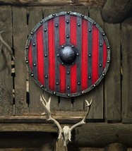 Medieval King Bjorn Ironside Battleworn Viking Shield - £138.88 GBP