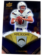 Philip Rivers 2008 Upper Deck Icons Nfl Icons Silver 18/799 #NFL41 - $1.32