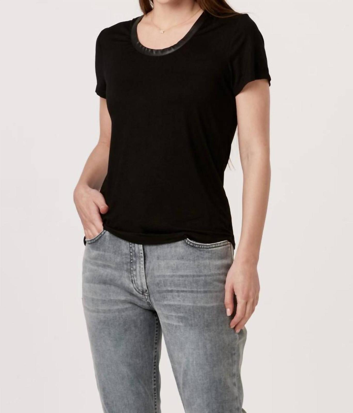 Another Love Al Pleather Trim Tee Size M - $39.60
