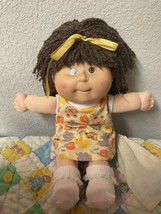 Vintage Cabbage Patch Kid Girl Brown Hair Brown Eyes HASBRO First Editio... - £116.18 GBP