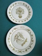 SPODE Compatible with England 1970-1971 - 1972 Christmas Collector Plate 8&quot; Pick - $46.05