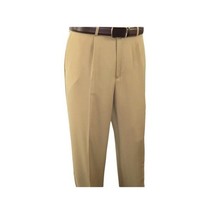 Mens INSERCH 2pc Walking Leisure Suit Shirt Pants Set Short Sleeves 9356 Khaki image 2