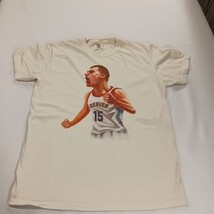 Nikola Jokic #15 Denver Nuggets Men's L Cream Heavyweight Cotton Graphic T-Shirt image 14