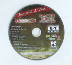  Immortal 2 Pack: Vampireville &amp; Vampire Brides Love Over Death (PC, 2011)  - $5.90