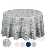Tektrum 90&quot; Round Damask Tablecloth-Waterproof/Spill Proof/Stain Resista... - €24,07 EUR