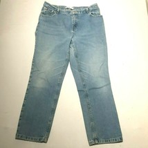 Tommy Hilfiger Jeans Donna 16 Gamba Dritta Luce Blu Sbiadito Bandiera Su... - $25.82