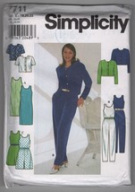 1997 Misses' COORDINATES Simplicity Pattern 7711-s Sizes 6, 8, 10 UNCUT - £9.87 GBP