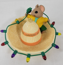 Hallmark Keepsake Ornament Feliz Navidad Mouse Sombrero 1997 - £5.59 GBP