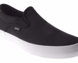 WeSC Men&#39;s Black Luiz Canvas Slip On Fashion Sneaker Skate Shoes B205927... - £29.60 GBP