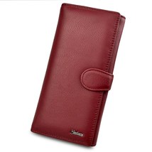 HH  Soft Leather Women cow Wallet Tri Fold Purse Full Calf Leather Clutch Multi- - £22.15 GBP