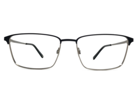 Haggar By I-dealoptics Eyeglasses Frames H284 Black/GUN Black Gunmetal 56-17-145 - £23.66 GBP