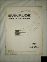 1966 Evinrude 40 HP Lark Parts Catalog - $12.88