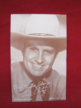 1940s Penny Arcade Card Gene Autry &amp; Champ Western Cowboy #37 - £14.80 GBP