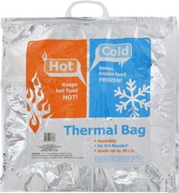 Hot/Cold Thermal Insulated Reusable Foil Lining Bags 16 in. - £5.49 GBP