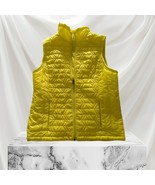  NEW WESTBOUND Womans Sleeveless Jacket Puffer Vest Packable Yellow Medium - $319.08 MXN