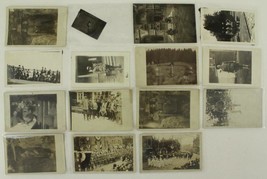 Vintage Postcard Lot RPPC WWI Military Soldiers Trench Warfare Huns Parade Italy - £86.08 GBP