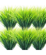 20 Bundles Artificial Outdoor Plants Fake Wheat Grass Greenery Shrubs UV... - £38.11 GBP
