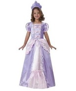 Girls Princess Halloween Costume Fairytale Purple Dress &amp; Crown 2 Pc-siz... - €13,96 EUR
