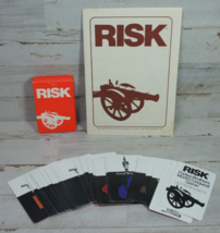 Vintage 1975 Parker Brothers Risk Cards+Manual ONLY - £3.30 GBP