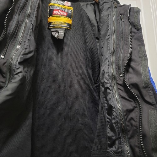 Reima TEC Wpr+Br Warrior Blue Motorsports Jacket w/ Zip-Out Liner Women's Sz XL Item image 9