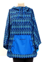 Columbia Flash Forward Blue Anorak Pullover Hooded Wind Jacket  Women&#39;s ... - $74.24
