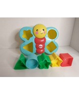 Fisher Price Butterfly Shape Sorter Sorting Baby Toy Shapes - £5.68 GBP