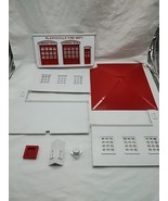 Plasticville Fire Dept Train Village House Accessory - €17,00 EUR