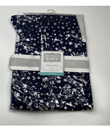 Hudson Bay NWT 100% cotton blue star baby 0-6 month sleeping bag sf5 - £10.85 GBP