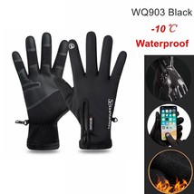 Touch Screen Men Cycling Gloves Waterproof Winter Bicycle Gloves Riding Scooter  - £77.09 GBP