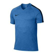 Nike Men&#39;s Dri-FIT Squad Short Sleeve Training V-Neck Top Blue Large MSR... - $43.51