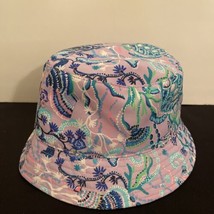 Lilly Pulitzer Women’s Purple Polyester Designer Bucket Hat One Size - £21.39 GBP