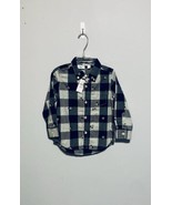 Baby Gap Disney LS Button Down w/Mickey Print, Navy/Gray Plaid - Size 3T... - £11.16 GBP