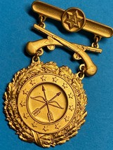 U.S. 6th ARMY, EXCELLENCE IN COMPETITION, PISTOL, GOLD, BADGE, MEDAL, PI... - £50.60 GBP