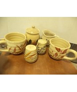 Home Trends Shadowwood Creamer,Sugar,Salt&amp;Pepper, 2Coffee Cups - $1,131.73 MXN