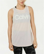 Calvin Klein Performance Logo Keyhole-Back Tank Top, MSRP $39 - $14.99