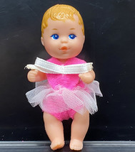 Mattel Barbie Baby Sister Krissy Doll Blue Eyes Blonde Hair Infant Vintage 1985 - $11.80