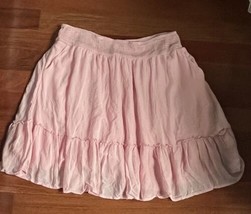 Torrid Size 2X Pull On Elastic Waist Skater Skirt Lined Pink Swiss Dot P... - $24.74