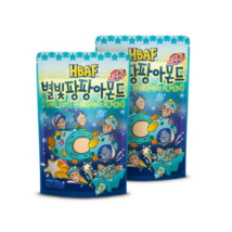 HBAF Nuts Starlight PangPang Flavor Almond 190g*2ea 별빛팡팡 맛 아몬드 - $39.49
