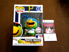 Jim Leyland Pittsburgh Pirate Hof Signed Auto Pirate Parrot Mascot Funko Pop Jsa - £133.16 GBP