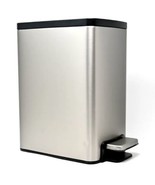 1 Kohler 6 Liter Stainless Steel Step Trash Can 1.6 Gal with Lid - £22.72 GBP