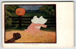 Halloween Postcard Children The Bogie Man JOL Original Undivided J I Austin - $40.38