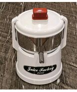 Juice Factory Juicer 2000 With Paper Filters Vintage 1997 6' Cord Heavy ... - $89.77