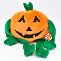 199 TY Beanie Buddy Original Pumkin Pumpkin Halloween Jack-O-Lantern Plush Toy - $7.91