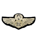 US AIR FORCE MASTER NAVIGATOR OBSERVER WINGS SILVER BULLION 3 INCH CP HA... - $24.00