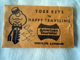 Vintage Little American Tourist Key Envelope No Key - $2.99